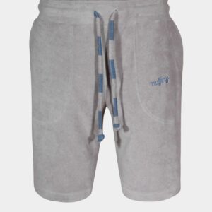 Luxuriöse Frottee-Shorts in Ghost Grey