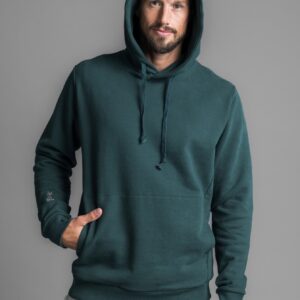 Alternative view of Premium Hoodie in Ponderosa Pine