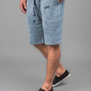Alternative view of Luxuriöse Frottee-Shorts in Mirage Blue